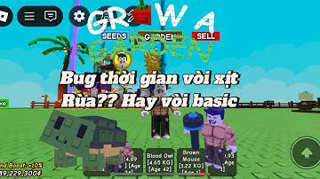 Cách bug thời gian vòi xịt vô hạn trong Grow a garden!