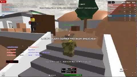 Call of Robloxia 5 Roblox at War- Hacker Alert!
