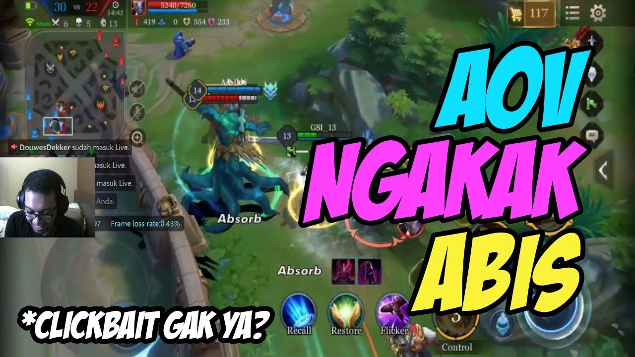 AOV NGAKAK ABIS! - DEAD SIMULATOR, SEPUPU TERBULLY DI AOV! (Livestream Montage #1)