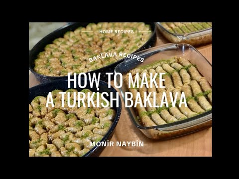 طرز تهیه باقلوا با خمیر یوفکا