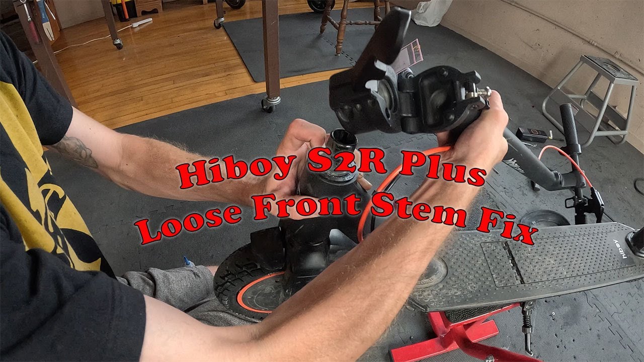 Ремонт и устранение люфта рулевой колонки Hiboy S2R Plus
