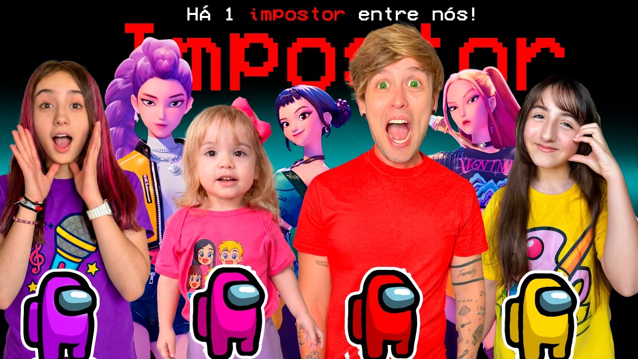 O FILME - AMONG US NA VIDA REAL Tem um impostor entre nós! PAI TAMBÉM VLOGA