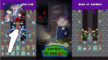 Zombies Prison TD Gameplay Walkthrough #1 (Android, IOS)