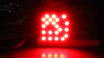 Arduino Driven 8x8 LED Matrix
