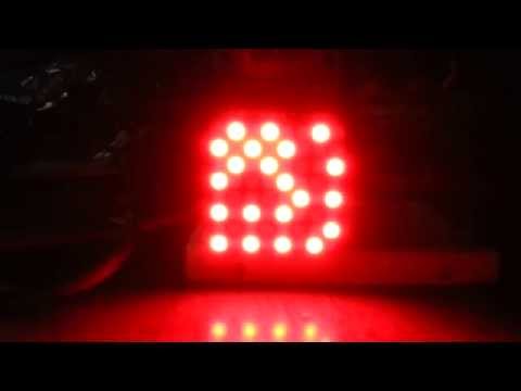 Arduino Driven 8x8 LED Matrix