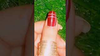 Easy tape nail art design for beginners #shortsviral #subscribe