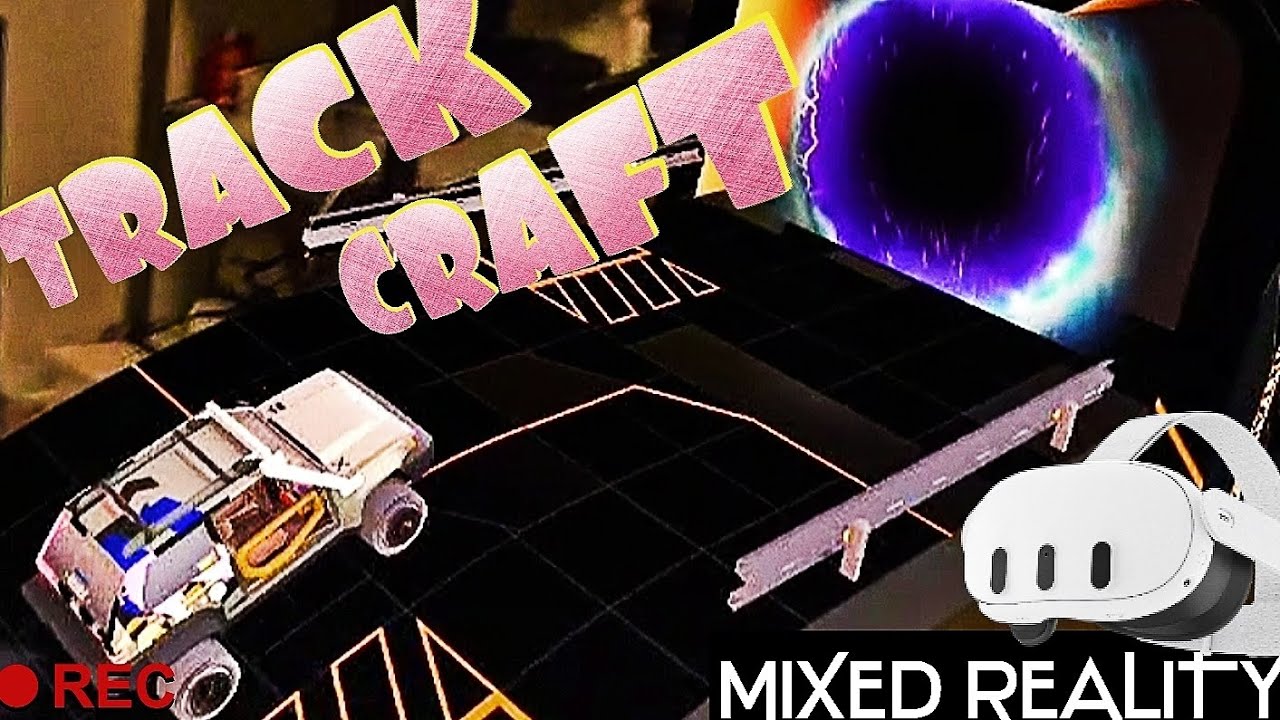 Track Craft - Mixed Reality - Taz COMIN' THRU! PORTALS To where? PURE AWESOMENESS on Quest3