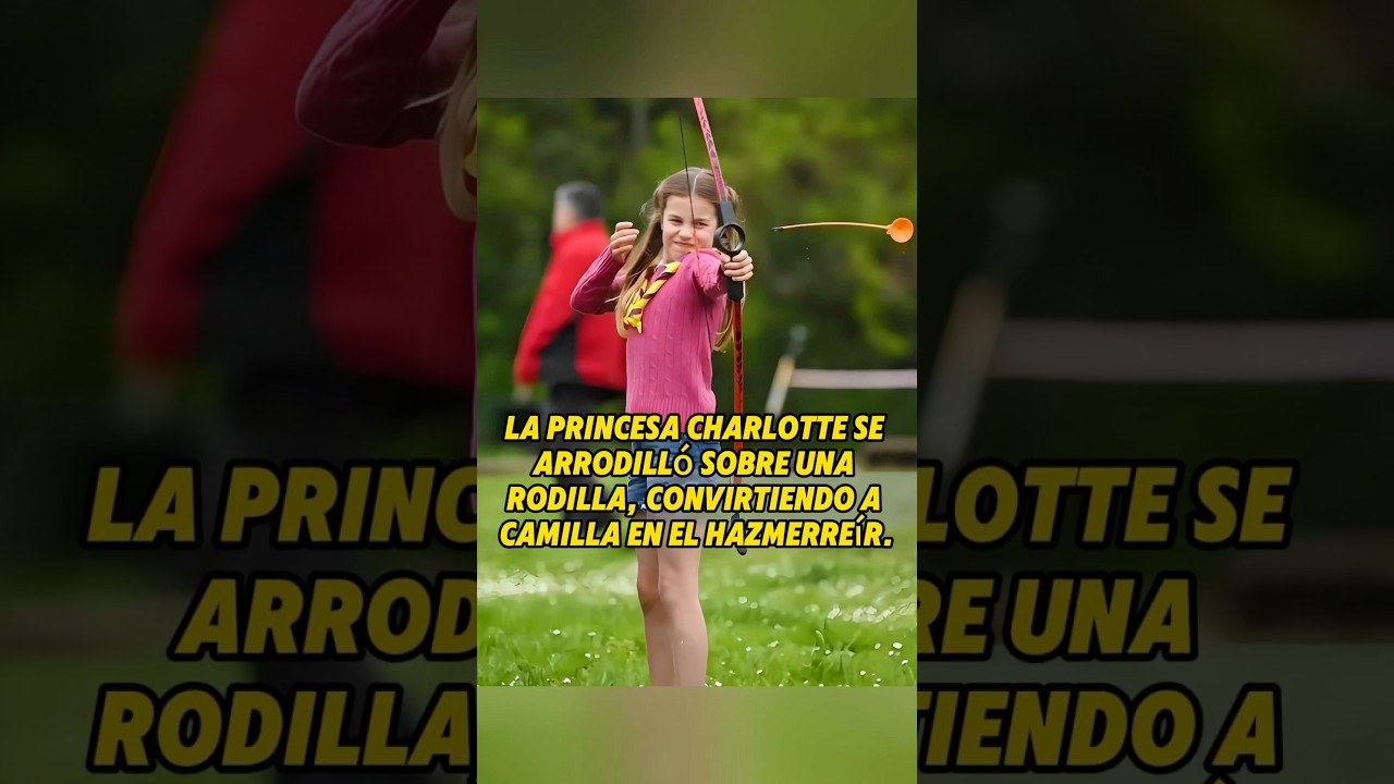 Принцесса Шарлотта опустилась на одно колено, выставив Камиллу на посмешище.