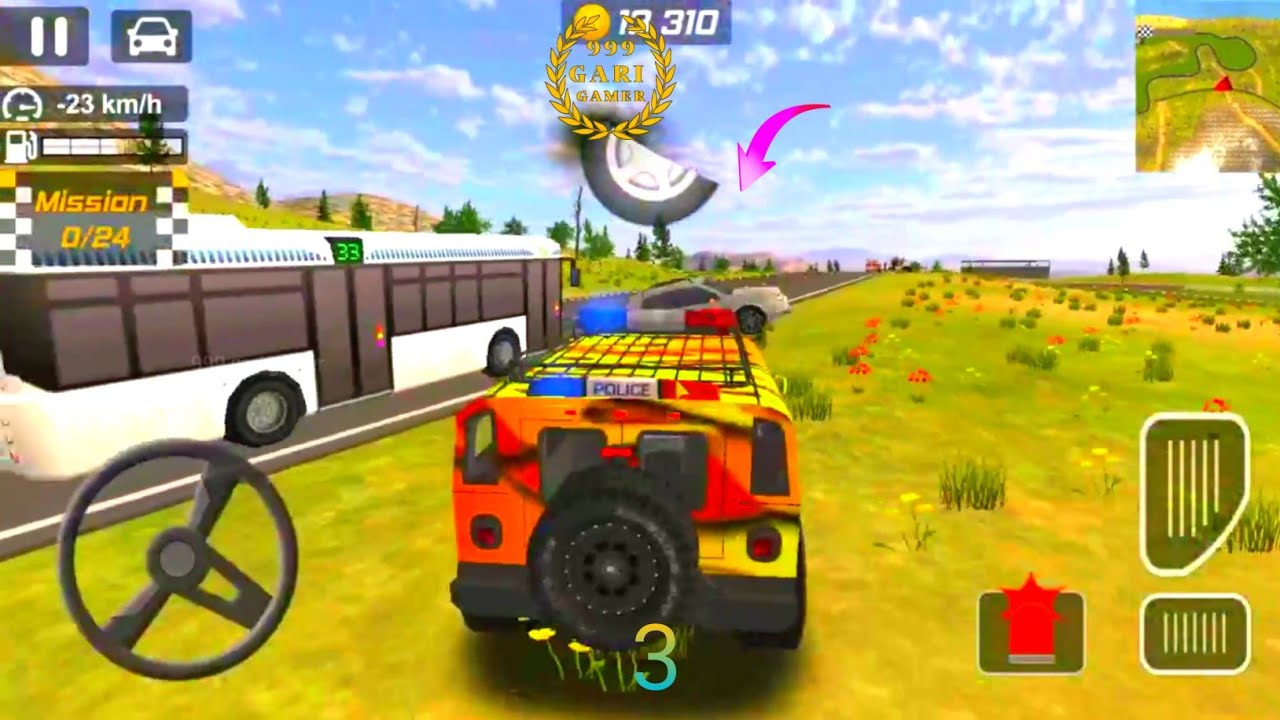 999 Gari Gamer 3 police Drift Gari Driving Android Gameplay Best Car