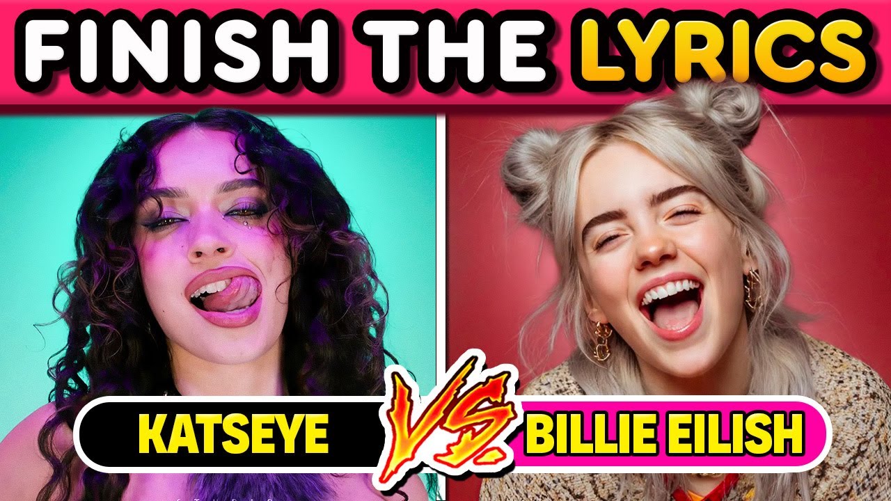 Finish The Lyrics Battle! 🎤 KATSEYE vs Billie Eilish vs RANDOM 🔥 Music Quiz