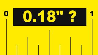 Where is 0.18 Inches on a Ruler or Tape Measure?