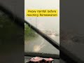 Rain welcomes us #shorts #tripletrouble_555 #trending #travel #viral #trip #roadtrip #ytshorts #new