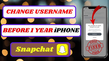 how to change username on snapchat before 1 year on iphone|change username on snapchat|2024