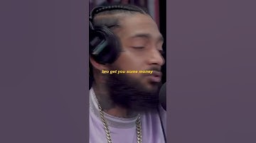 Nipsey Hussle shares advice for young people | R.I.P to a great one 🙏 | #hustle #success #money