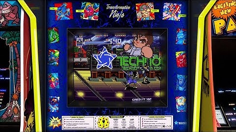 Shadow Force Henshin Ninja, realistic arcade bezel with the Mega Bezel Reflective Shader