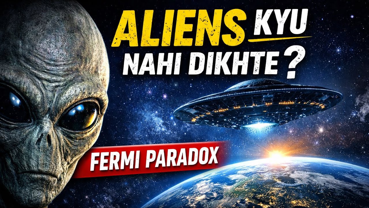 Aliens Kyu Nahi Dikhte? | Fermi Paradox Explained in Hindi | Universe Mystery
