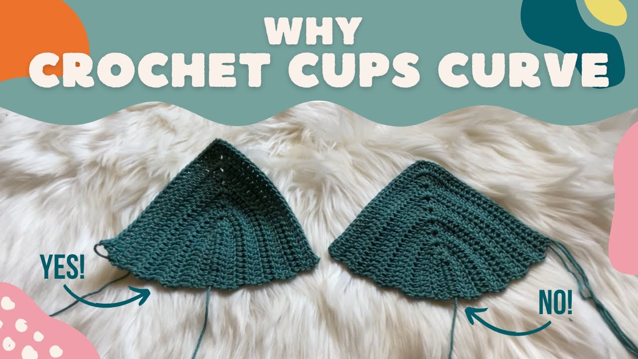 What could be the reason for my pointy crochet bra cups? I want them to be  curvy, not pointy : r/crochet