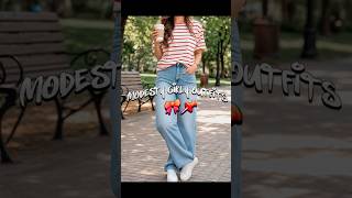 Modesty girly trending Pinterest outfits🎀📌✅️ #algorithm #chatgpt #instagram #aestheticedit #fashion
