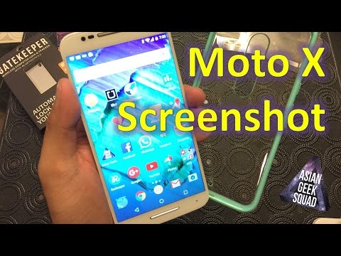 스크린샷 찍기 - Moto X Pure Edition(스타일)