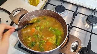 Суп-пюре из брокколи и чечевицы.ПП суп.Как вкусно приготовить брокколи.Рецепты из Брокколи.Мерджимек