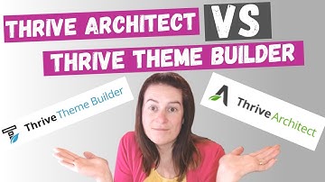 Thrive Architect VS Thrive Theme Builder🤔 What Is The Difference & Best ??