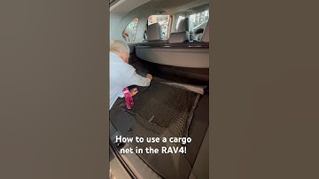 How to install and use a cargo net in the RAV4! #rav4 #toyota #easternshoretoyota #accessories