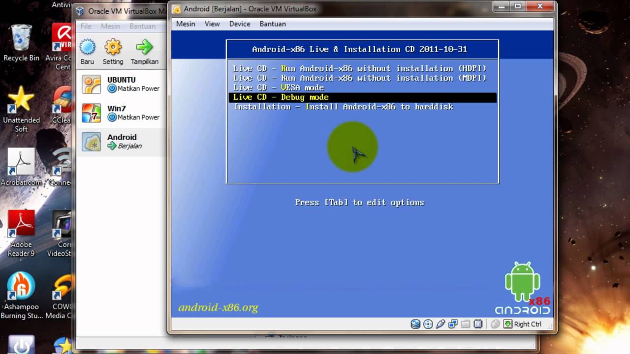 android virtualbox android virtualbox
