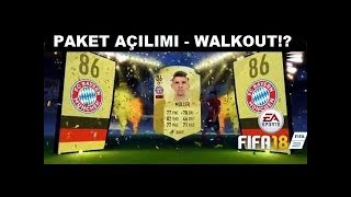 FIFA 18 İLK PAKET AÇILIMI!!! 1 WALKOUT 7 BİLLBOARD İLE COŞTUK!?