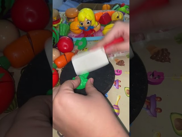 Satisfying cutting fruit 🍊🍓🍉🥝🍍🍇 vegetales 🍆 🌽🥕🌶️🫛🍆🔪 yummy burguesa 🍔ASMR