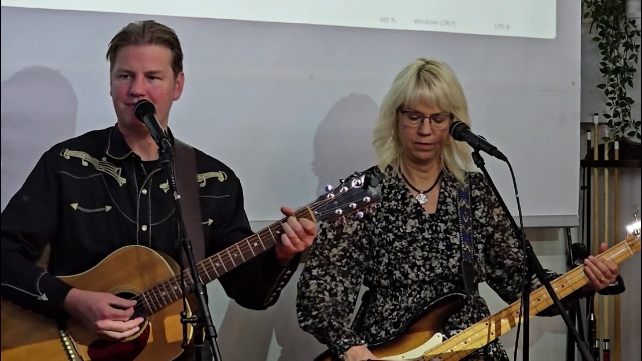 God lyd fra hele konserten m/ Gunilla og Johann Sigvardsson 21. Feb. 26 i Ivars brakke.