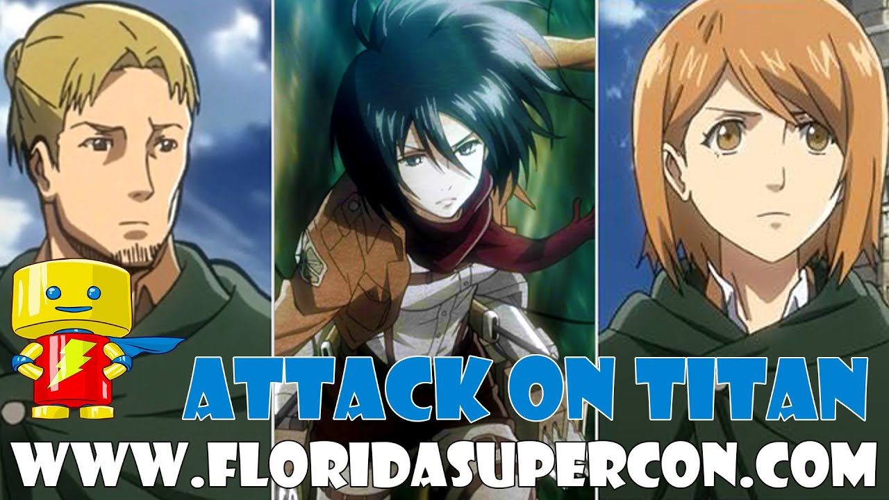 Meet the Stars of Attack on Titan at Florida Supercon July 1-4, 2016