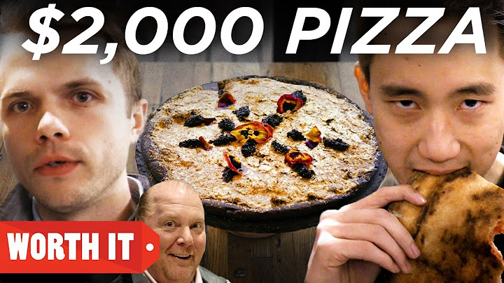 2$ פיצה לעומת 2,000$ פיצה • ניו יורק