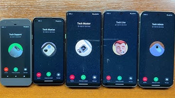 Pixel 1 vs Pixel 4a vs Pixel 7 Pro vs Pixel 8 Pro vs Pixel 9 Pro XL WhatsApp Incoming Call & Startup
