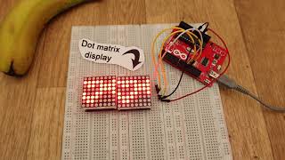 MAX7219 DOT LED matrix TEST with Arduino