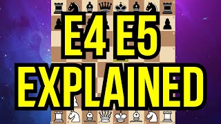 E4, E5 Move Orders Explained | Chess Basics