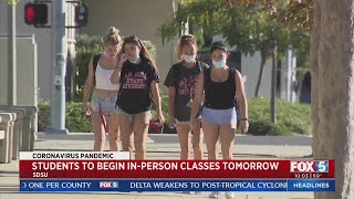 SDSU Students To Begin Some In-Person Classes Monday