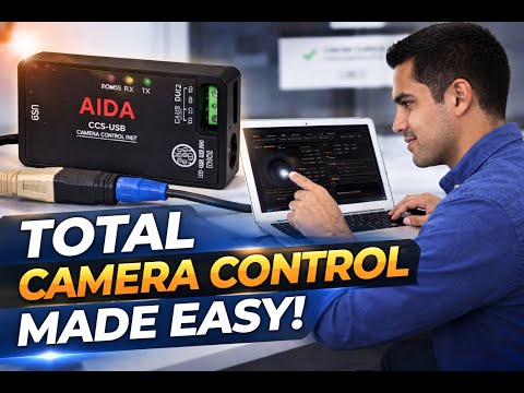 マルチカメラのトータルコントロールをシンプルに | AIDA ImagingのCCS-USB VISCAコントローラー