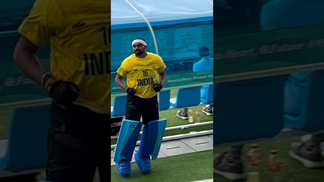 P. R. Sreejesh Sir Getting ready for India vs Bangladesh hockey 