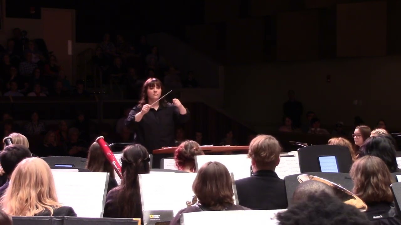 Graceful Ghost Rag, Butler University Wind Ensemble conducted by Tori Thomas