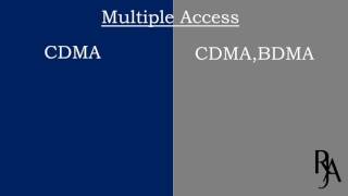 DIFFERENCE BETWEEN CDMA AND GSM