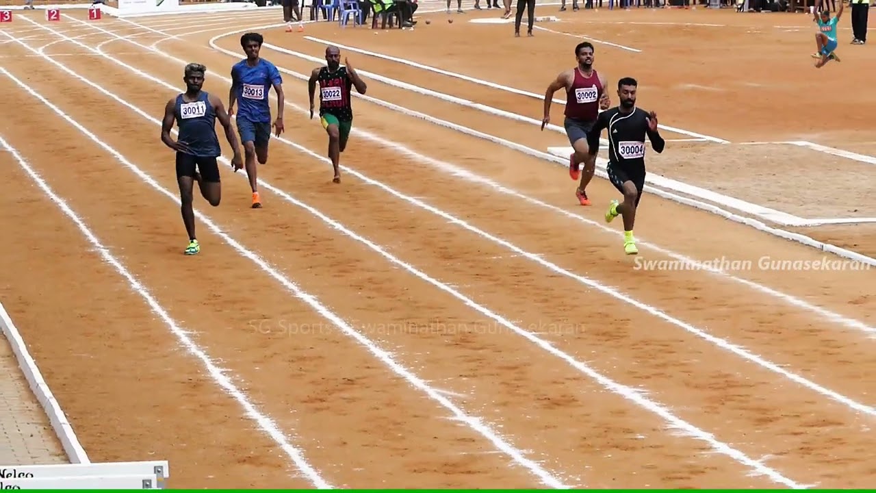 100m Men 30+ super diving finish 39th Tamil Nadu State masters Athletics Championships 2022