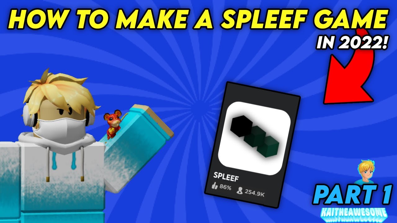 How To Make A ROBLOX GAME In 2022! Spleef Game! Part 1 - YouTube
