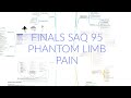 FINALS SAQ 95: PHANTOM LIMB PAIN