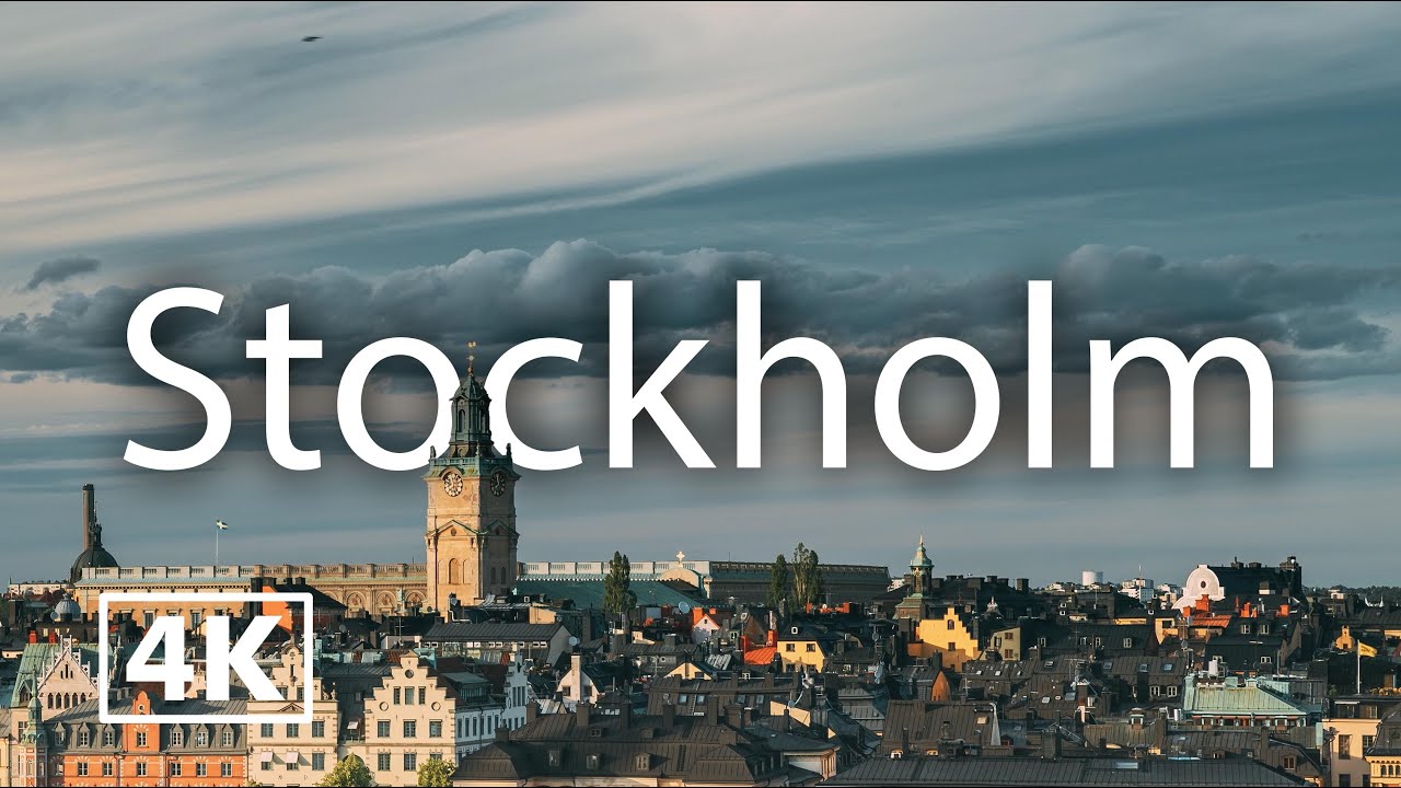 Stockholm 4K | City tour with Calm Music