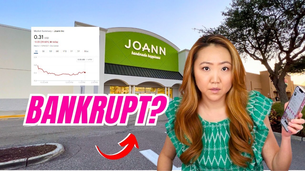 JOANN Fabrics Bankruptcy on the Horizon? STOCK PLUMMETS 