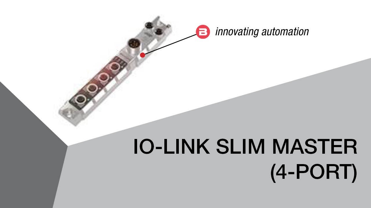 IOLink Slim Master (4port) YouTube