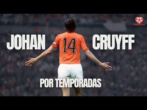 LAS ESTADÍSTICAS DE JOHAN CRUYFF POR TEMPORADAS