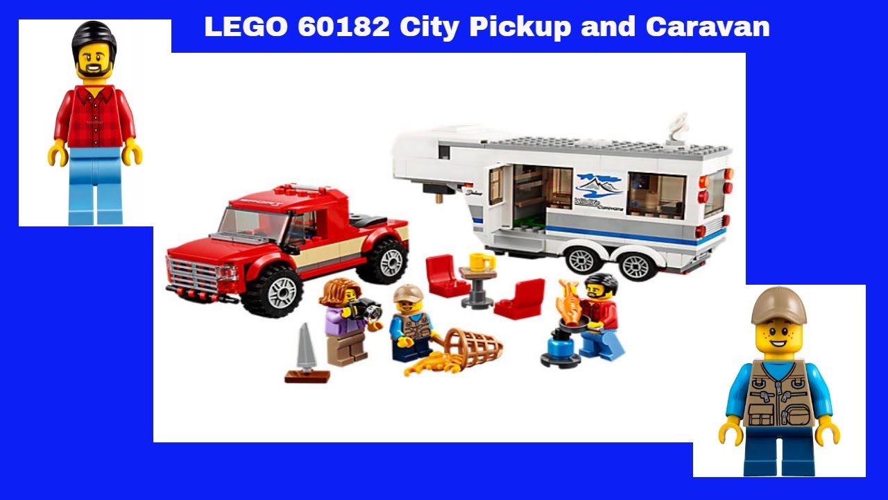 lego city camioneta y caravana