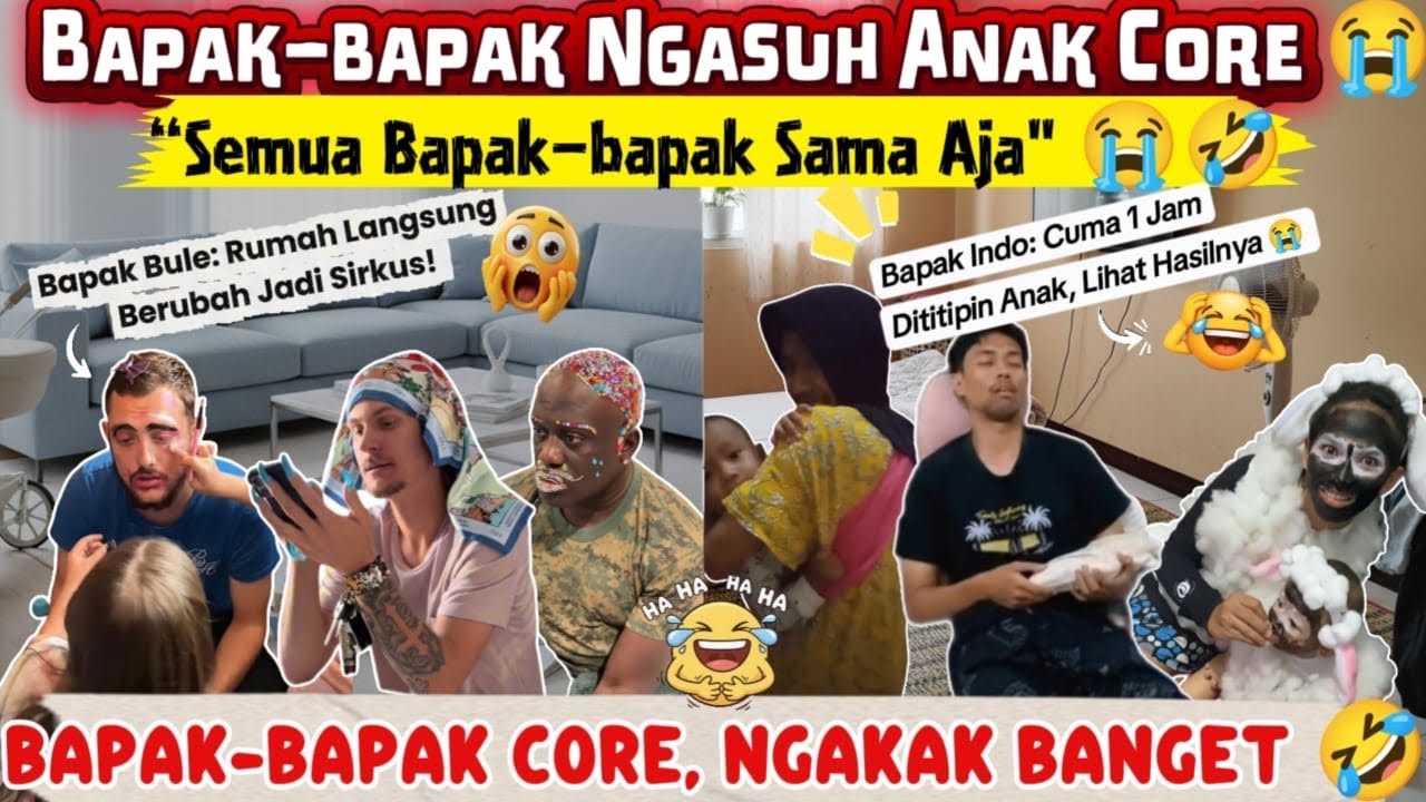 Beginilah Akibatnya Kalau Anak Dititip Ke Bapak BULE dan Bapak INDO 😭😂  #reaksibule