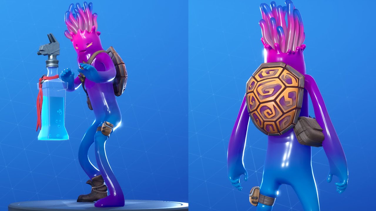 Fortnite Jellie Skin Showcase with Leaked Emotes - YouTube